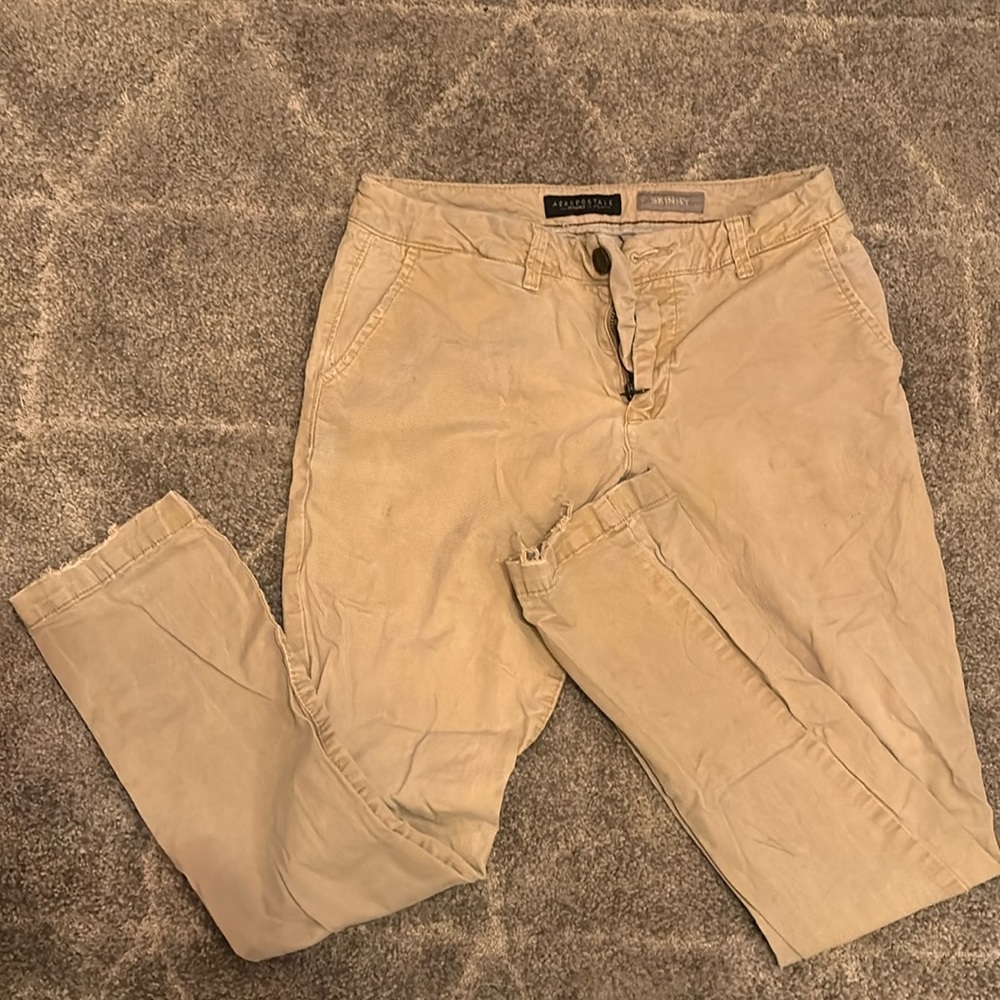 Aeropostale Skinny Tan Pants